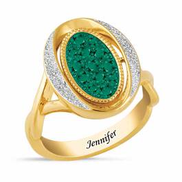 Birthstone  Diamond Flip Ring 2002 001 2 5