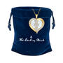 I Love You Personalized Custom Diamond Pendant, I Love You Personalized Custom Diamond Pendant 10730 0014 g gift pouch