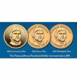 Thomas Jefferson Coin and Currency Set 1796 003 0 7
