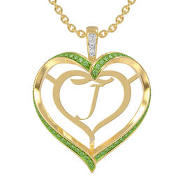 Personalized Birthstone Diamond Pendant 10138 0012 h august