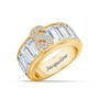 Personalized Birthstone Diamond Initial Ring 11033 0016 d april