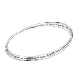 Everlasting Faith Lords Prayer Bangle 6063 001 9 3