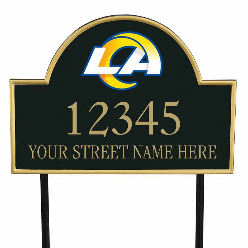 The NFL Personalized Address Plaque 5463 0355 x rams