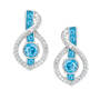 Birthstone Wave Earrings, Birthstone Wave Earrings 2202 0069 c march