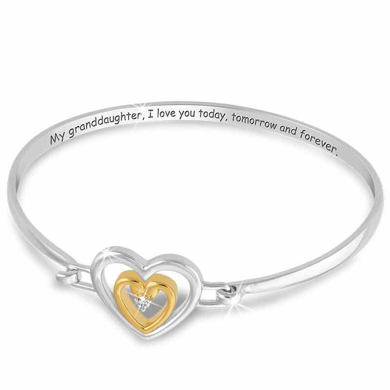 Granddaughter I Love You Diamond Bracelet 2458 001 1 3