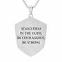 Strength of the Lord Diamond Pendant, Shield of Strength Diamond Pendant 6782 001 9 2
