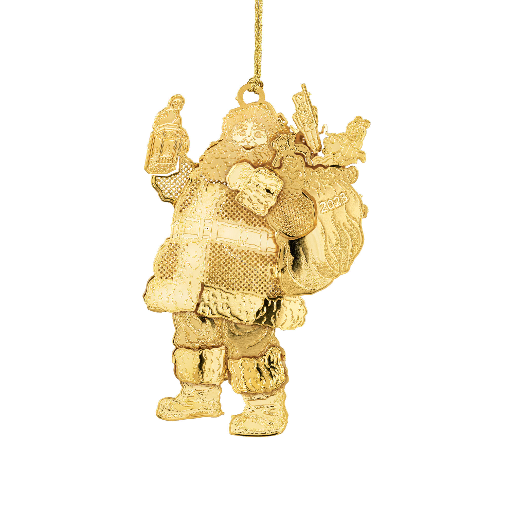 The 2023 Gold Christmas Ornament Collection 10312 0036 j santa