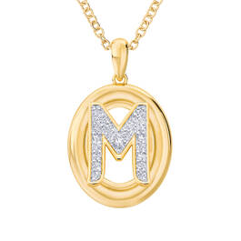 Diamond Initial Pendant 1250 0054 m pendant