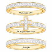 Blessed Stackable Diamond Ring Set 5279 002 9 2