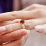 Personalized Beautiful Birthstone Ring 11065 0017 m model