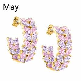 Holiday Hoops Crystal Earring Collection 6442 002 9 4