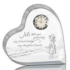 My Daughter Forever Crystal Desk Clock 4257 003 6 1