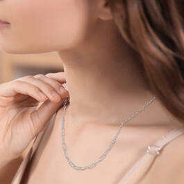 Lively Links Italian Silver Necklace 12141 0013 m model