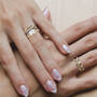 Shades of Blue Stackable Five Ring Set 12360 0017 n model