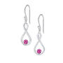 Birthstone and Diamond Earrings 5200 0056 j october