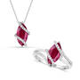 Created Ruby Sapphire Pendant Ring Set 11142 1541 a main