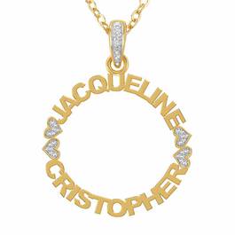 Personalized Eternal Love Diamond Pendant 6474 001 2 1