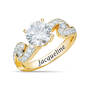 Birthstone Diamond Swirl Ring 12095 0019 d april