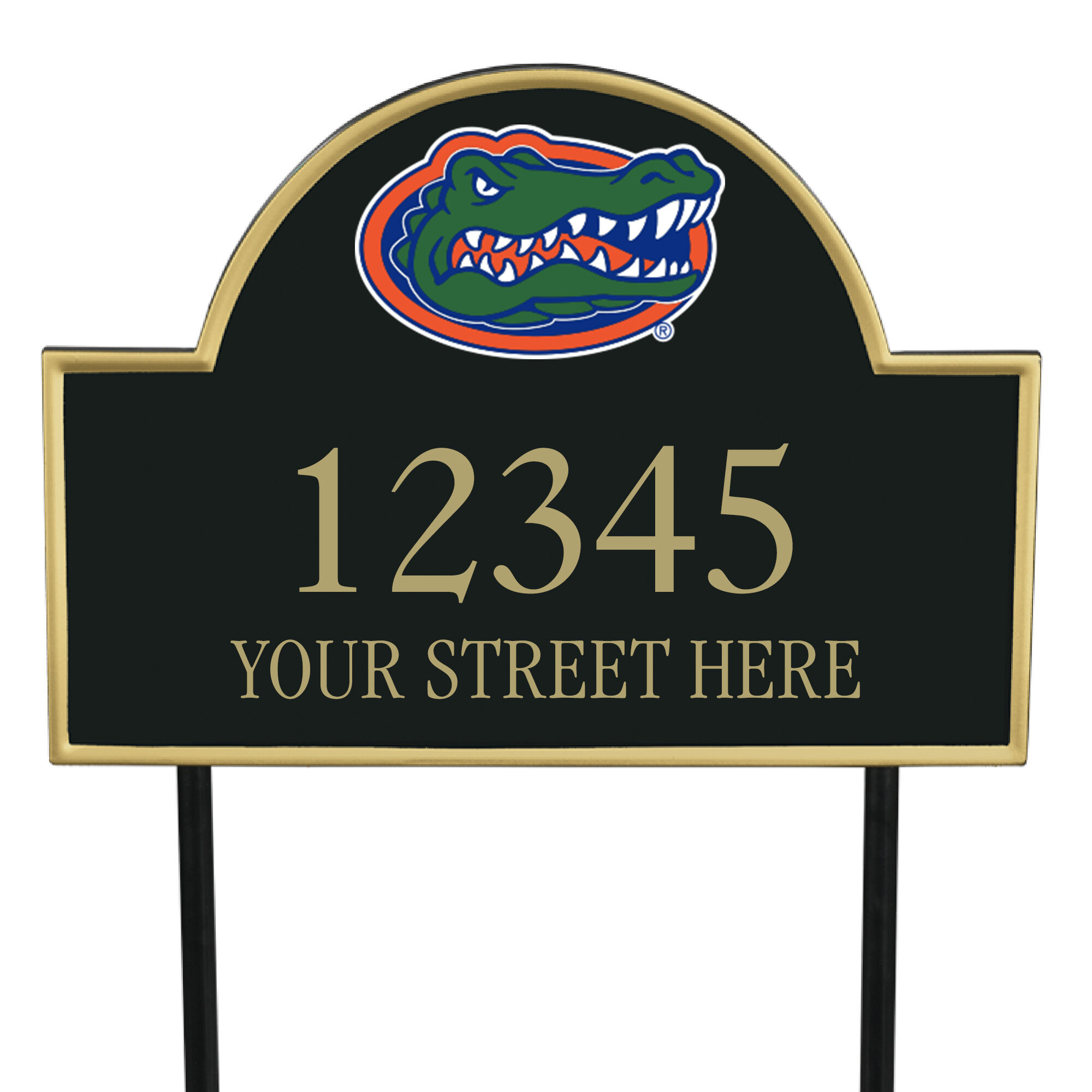 The College Personalized Address Plaque 5716 0384 b Florida Gators