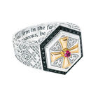 The Good Crusade Ruby Black Diamond Ring 10410 0011 b front
