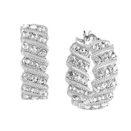 Birthstone Hoop Earrings 6003 0020 d april