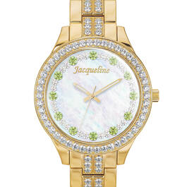 Personalized Birthstone Halo Watch 11445 0018 h august