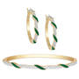 Birthstone Swirl Bracelet with FREE Matching Earrings, Birthstone Swirl Bracelet with FREE Earrings 11615 0012 e may
