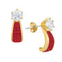 Birthstone Fire Earrings 2581 0052 a main