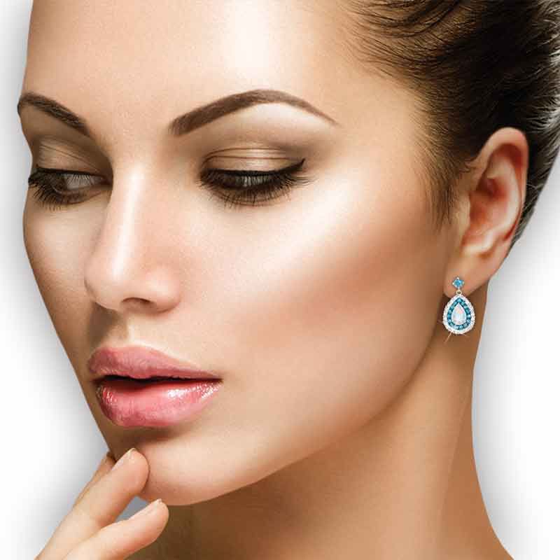 Drops of Splendor Opal  Topaz Earrings 2110 001 1 2