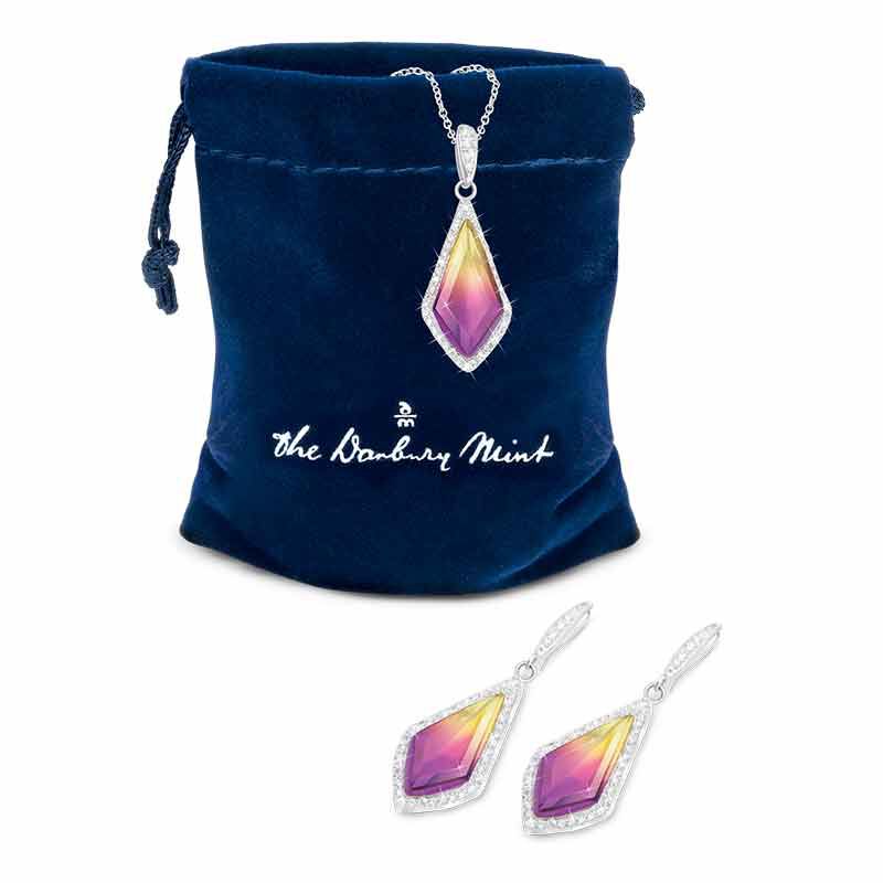 Sunset Splendor Pendant  Earrings Set 2146 001 9 2