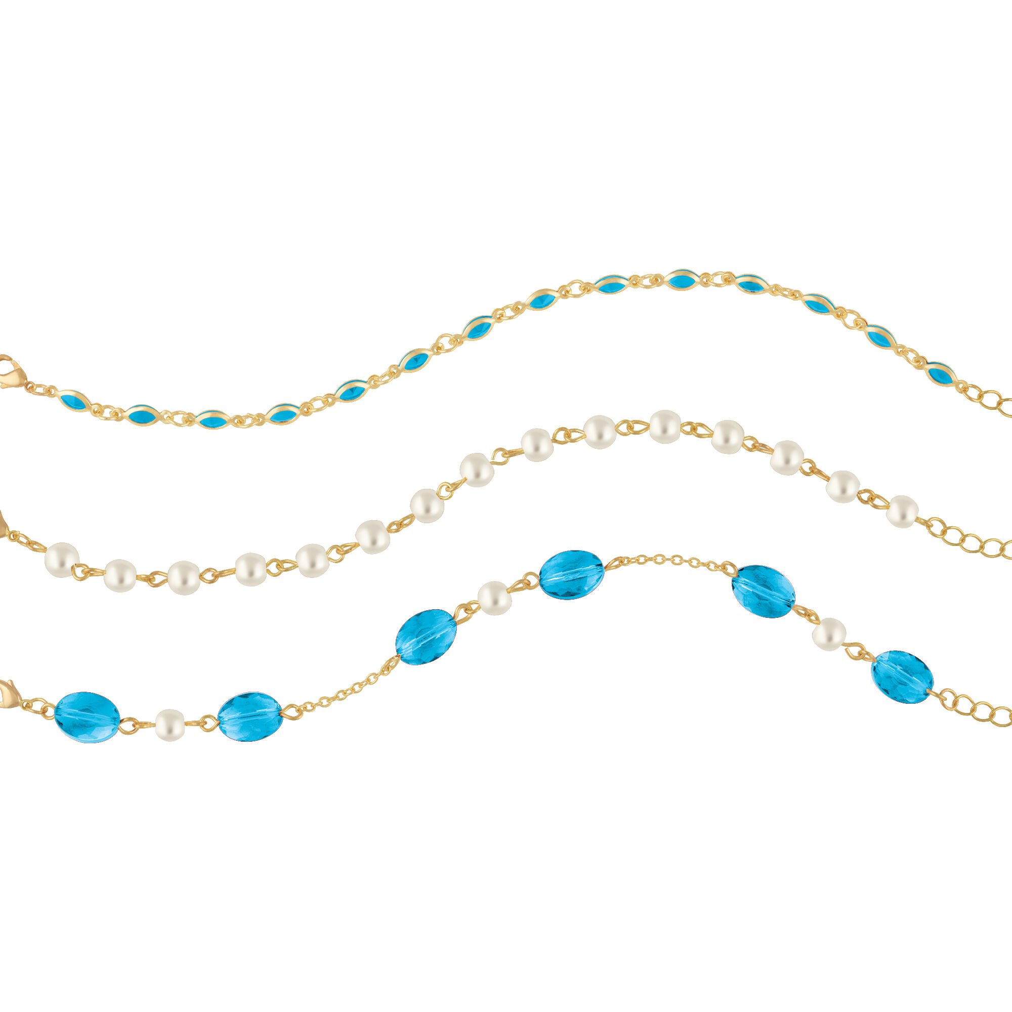 Birthstone Layered Bracelet Set 1478 0100 c march