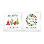 The Personalized Family Christmas Pillow Set 12222 0015 a main