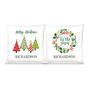 The Personalized Family Christmas Pillow Set 12222 0015 a main