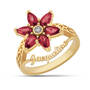 Personalized Birthstone Bloom Ring 10871 0013 a main