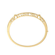 I Love You Diamond Kiss Bangle 10100 0016 b stright