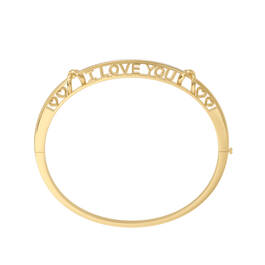 I Love You Diamond Kiss Bangle 10100 0016 b stright