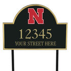 The College Personalized Address Plaque 5716 0384 b Nebraska