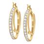 Personalized Double Hoop Earrings, Personalized Double Hoop Earrings 6551 001 8 2