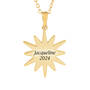 2024 Annual Diamond Pendant with FREE Matching Earrings, 2024 Diamond Necklace Earrings 11782 0019 b back