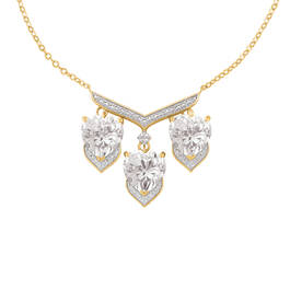 Trio of Hearts Diamond Necklace 11808 0027 a main