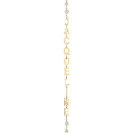 Personalized Diamond Bracelet 10280 0018 b clasp