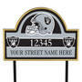 NFL Helmet Address Plaques, NFL Pride Personalized Address Plaques 5463 0405 a raiders