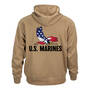 The Personalized US Marines Hoodie 11649 0087 d back