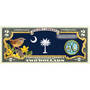State Bird and Flower Enhanced $2 Bill Collection 11346 0018 a SouthCarolina