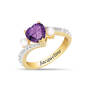Birthstone Sweetheart Ring 11763 0020 b february