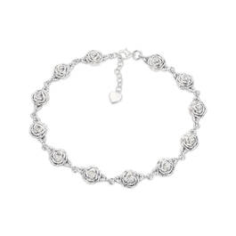 A Dozen Roses Sterling Silver Bracelet 11756 0011 a main