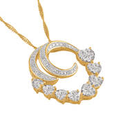 Beloved Diamond Swirl Pendant 6926 0016 b angled