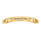Freedom Isnt Free US Marine Corps Diamond Patriot Bracelet 5958 0266 b reverse