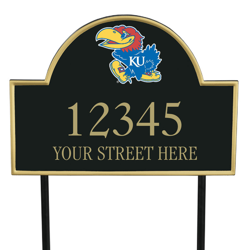 The College Personalized Address Plaque 5716 0384 b Kansas