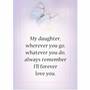 My Daughter Forever Floral Ceramic Vase, My Daughter Forever Floral Ceramic Vase 6113 001 9 3